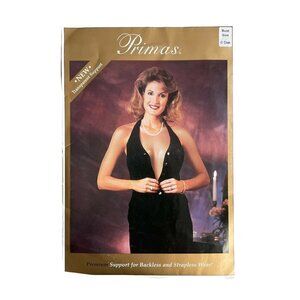 Primas Freedom Form Adhesive Bra 3 Pair of Clear C Cup Size Backless Strapless